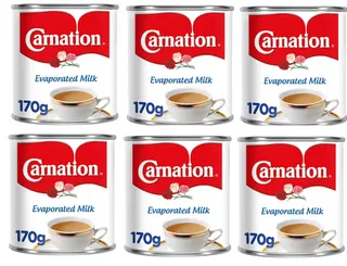Nestle Carnation Evaporated Milk 6X170G