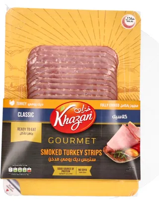 Khazan Smoked Turkey Strips 180G