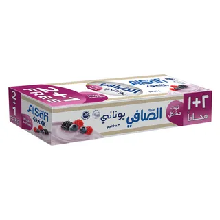 Al Safi Greek Style Mixed Berries Dessert Mixed 3X150g