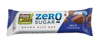 Rice Up Zero-Sugar Gluten Free Brown Rice Bar With Milk Chocolate 18G
