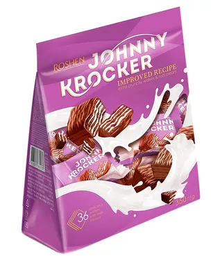 Roshen Johnny Krocker Milk Wafer 350G
