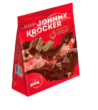 Roshen Johnny Krocker Wafer With Chocolate Filling 350G