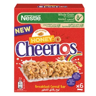 Nestle Cheerios Honey Cereal Bar 6X22G