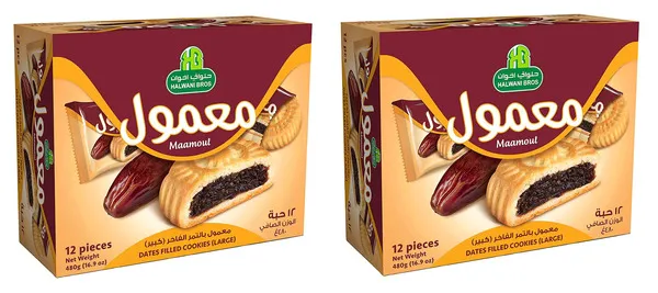 حلواني معمول محشو بالتمر السعودي 480X2 جم