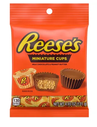 Reese's Miniature Cups Milk Chocolate & Peanut Butter Chocolate Cups 131G