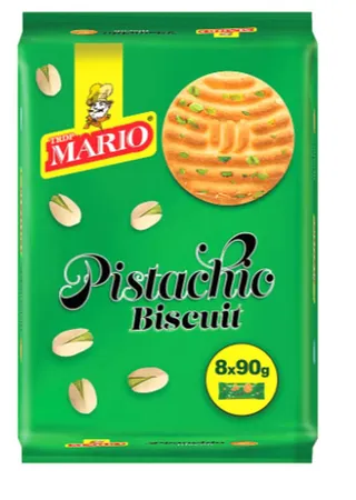 Mario Pistachio Biscuit 8X90G
