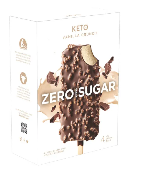 Keto Pint Vanilla Crunch Ice Cream Bar 4X81Ml