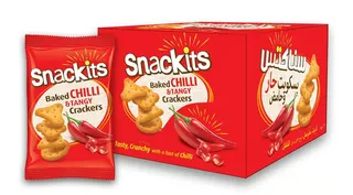 Nabil Snackits Baked Chilly & Tangy Crackers 8X48G