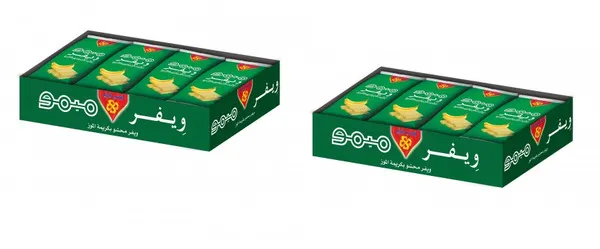 الصيداوي ميمو ويفر موز 25 جم 12X2 قطعة