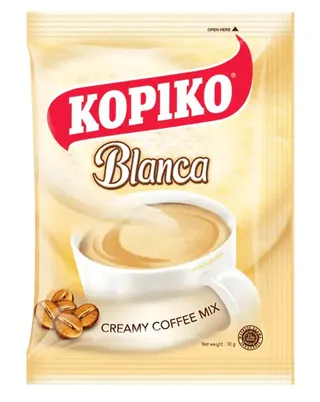 Kopiko Blanca Coffee 3in1 Bag