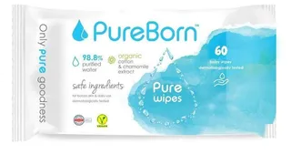 Pureborn Baby Wipes 60's