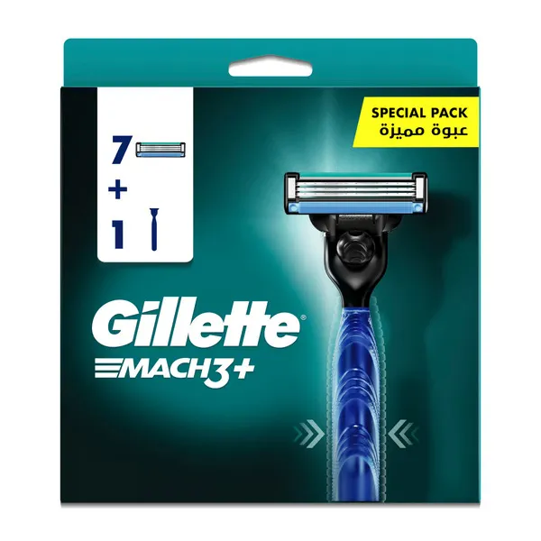 Gillette Mach3+ Men's Razor + 7 Blades