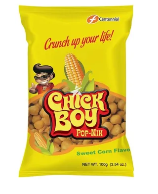 Chickboy Pop Nik Sweet Corn Flavor Snack 100G