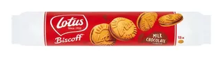 Lotus Biscoff Caramelised Sandwich Biscuits With Milk Chocolate 150G