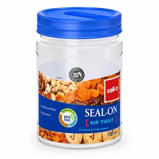 Cello Seal O Fresh Air Tight Canister With Lid 1000Ml Cl0205