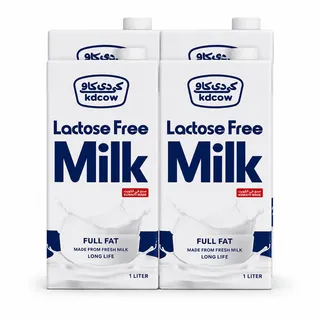 Kd Cow Long Life Lactose Free Milk 4X1L