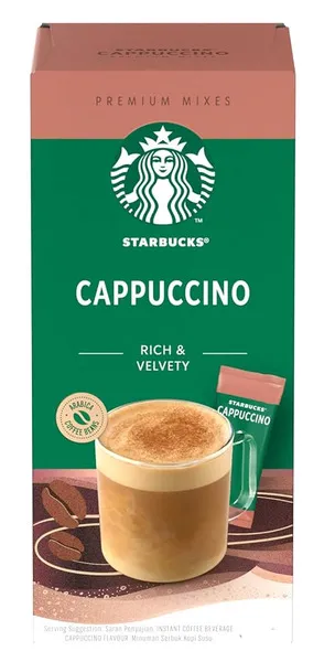 Starbucks Cappuccino Rich & Velvety Instant Coffee Mix 5x14g