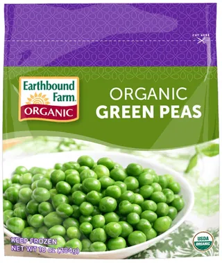 Earthbound Farm Frozen Organic Green Peas 284G