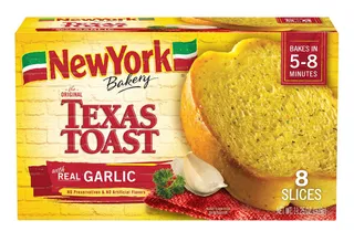 New York Bakery Texas Toast With Garlic 319G 8Pcs