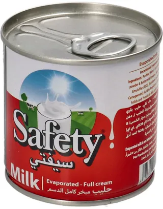 Safety Evaporated Full Cream Milk 170G