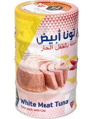 الوزان لحم تونا أبيض بالفلفل 160X4 جم