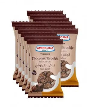 Americana Chocolate Brookie Soft Cookies 40G 12's