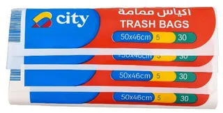 City Garbage Bags 5 Gallon 5X30's
