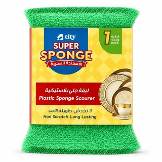 City Plastic Sponge Scourer 1's