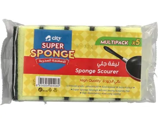 City Super Sponge High Quality Sponge Scourer 5's