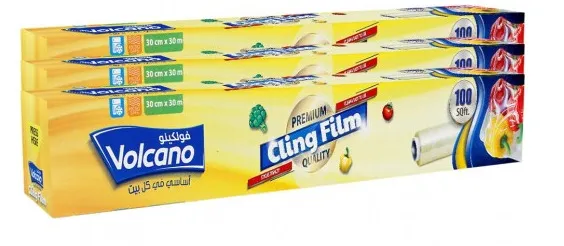 Volcano Power Premium Cling Film 4x100 Sqft