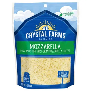 Crystal Farms Finely Shredded Mozzarella Cheese 226G