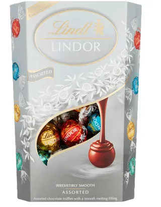 Lindt Lindor Irresistibly Smooth Silver Chocolate Truffles 337G