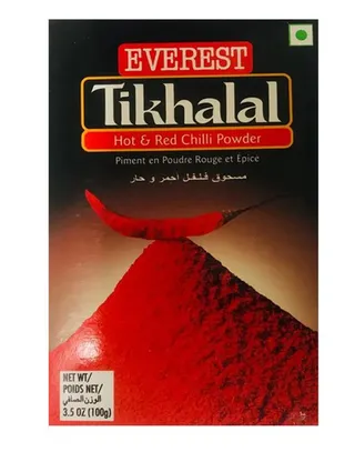 Everest Tikhalal Hot & Red Chilli Powder 100G
