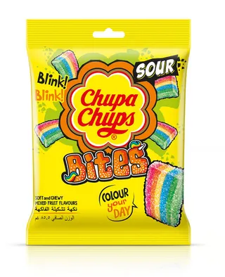 Chupa Chups Bites Sour Candy Pouch 24.2G