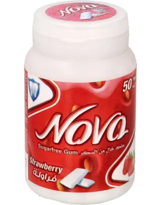 Nova Strawberry Gum 50's 70G