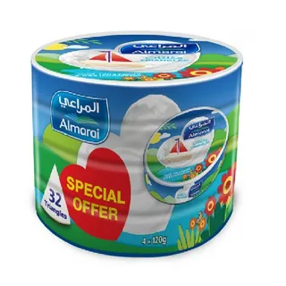 Almarai Triangle Cheese for Kids 32pcs 120g
