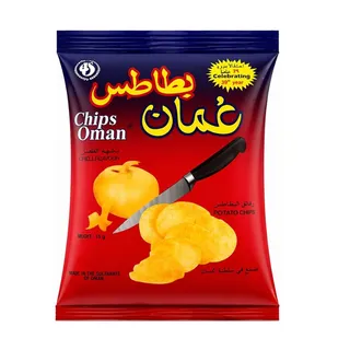 Chips Oman Chilli Flavour Potatoe Chips 15G