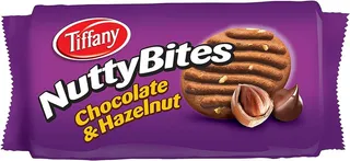 Tiffany Nutty Bites Chocolate & Hazelnut Cookies 81G