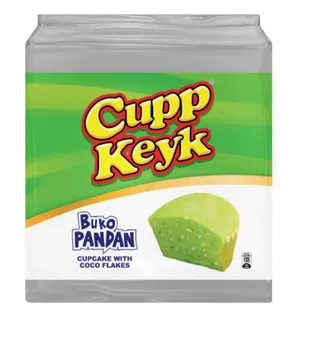 Rebisco Cupp Keyk Buko Pandan Cupcake With Coco Flakes 34G