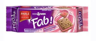 Parle Hide & Seek Fab! Strawberry Cookies 112G