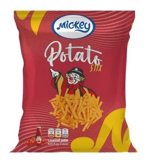 Mickey Stix Ketchup Flavour Chips 30G