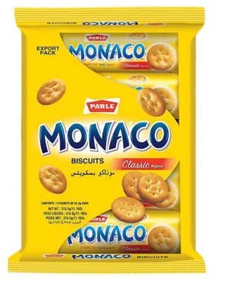 Parle Monaco Biscuits 5X63.3G