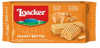 Loacker Classic Peanut Butter Wafer 45G