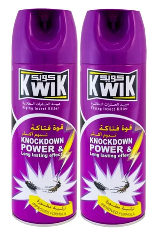 Kwik Double Power Flying Insect Killer 2X300Ml
