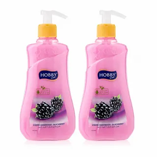 Hobby Blackberry Scented Liquid Handwash 2X400Ml