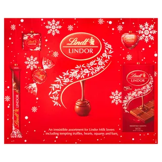 Lindt Lindor Milk Selection Chocolate Box 234G