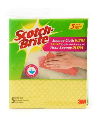 Scotch-Brite Sponge Cloth Ultra 3M 5's