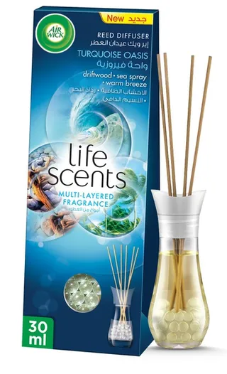 Airwick Life Scents Turquoise Oasis Reed Diffuser 30Ml