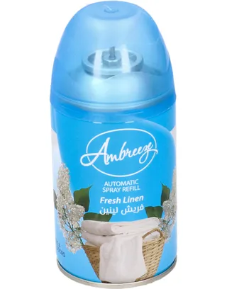 Ambreeze Fresh Linen Automatic Air Freshener Refill 250Ml