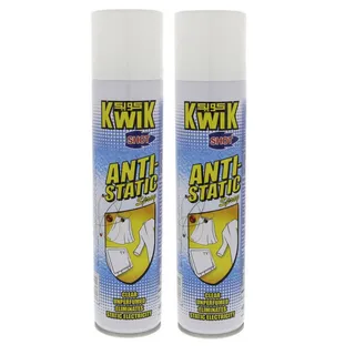 Kwik Antistatic Spray On Fabrics And Clothing 2X300Ml